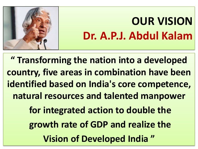 abdul kalam vision 2020